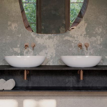OMNIRES A186CPB - Slavina za lavabo TRAP brušeno bakreno