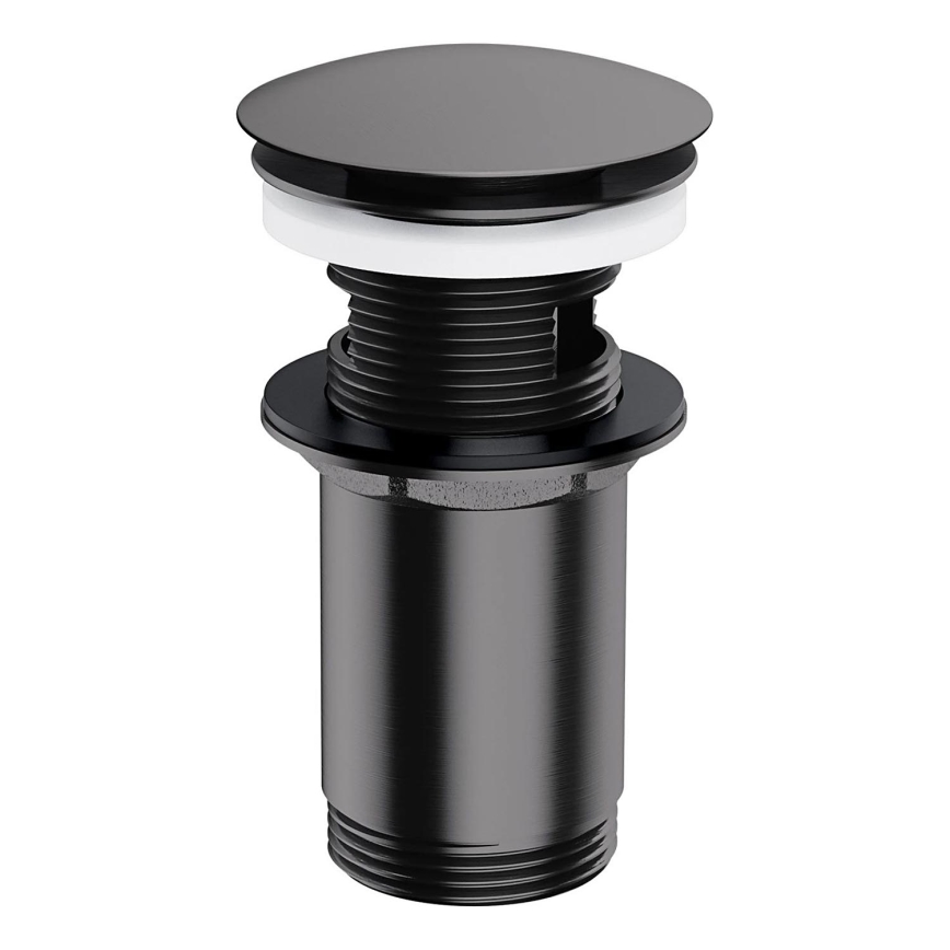 OMNIRES A706AT - Gornji deo sifona za lavabo CLICK-CLACK pr. 6,6 cm brušeno antracit
