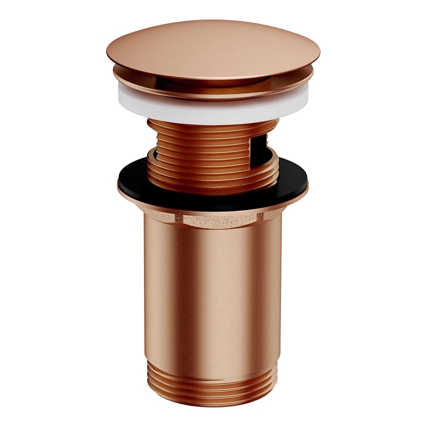 OMNIRES A706CPB - Gornji deo sifona za lavabo CLICK-CLACK pr. 6,6 cm brušeno bakreno