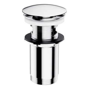 OMNIRES A706CR - Klik-klak sliv za umivaonik prečnika 6,6 cm, sjajni hrom