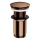 OMNIRES A716CP - Gornji deo sifona za lavabo CLICK-CLACK pr. 6,6 cm sjajna bakreno