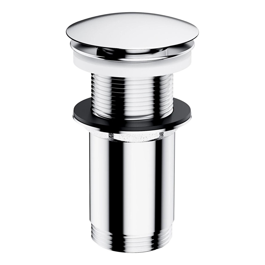 OMNIRES A716CR - Slivnik za umivaonik CLICK-CLACK, prečnik 6,6 cm, polirani hrom