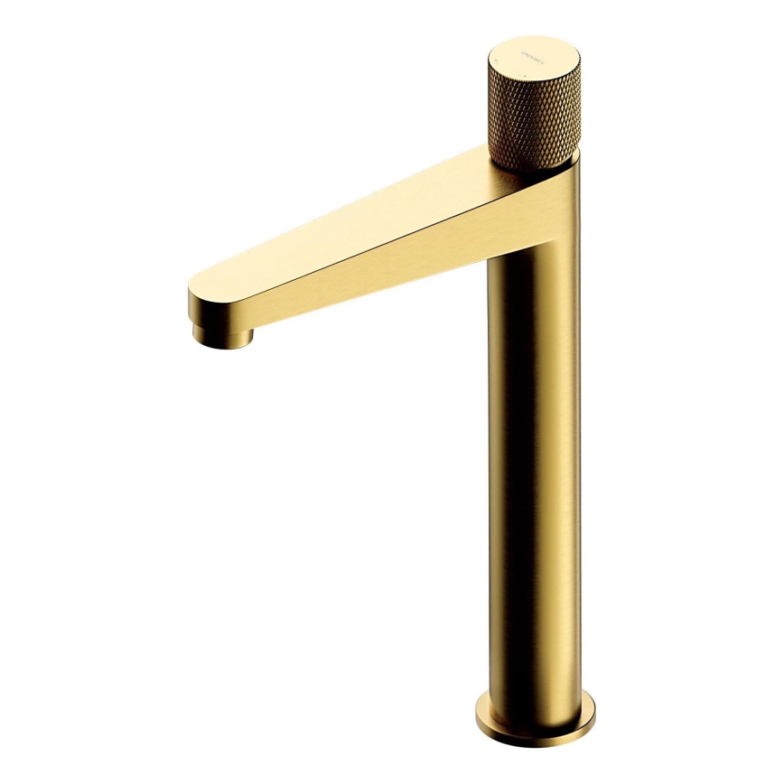 OMNIRES CT8012GLB - Slavina za lavabo CONTOUR 31,2 cm brušena zlatna