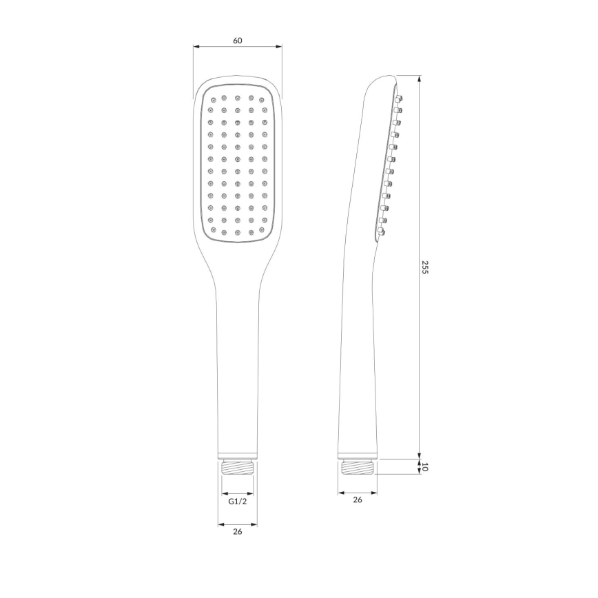 OMNIRES HUDSONX-PCR - Set za tuširanje HUDSONX sjajni krom