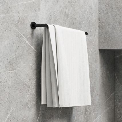 OMNIRES MP60216BL - Zidni držač za peškire MODERN PROJECT 60 cm matirana crno