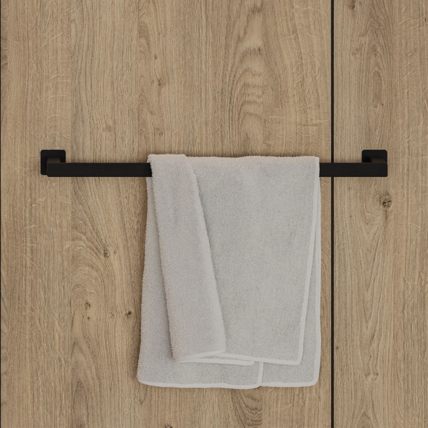 OMNIRES NL80216BL - Zidni držač za peškire NELSON 62 cm matirana crno
