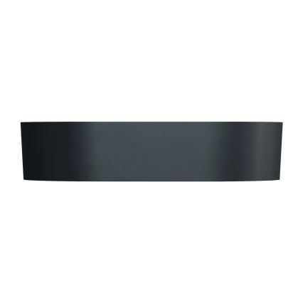 OMNIRES OVOUNBLV - Nadgradni lavabo OVO 55x36 cm dolomit/matirana crno lava