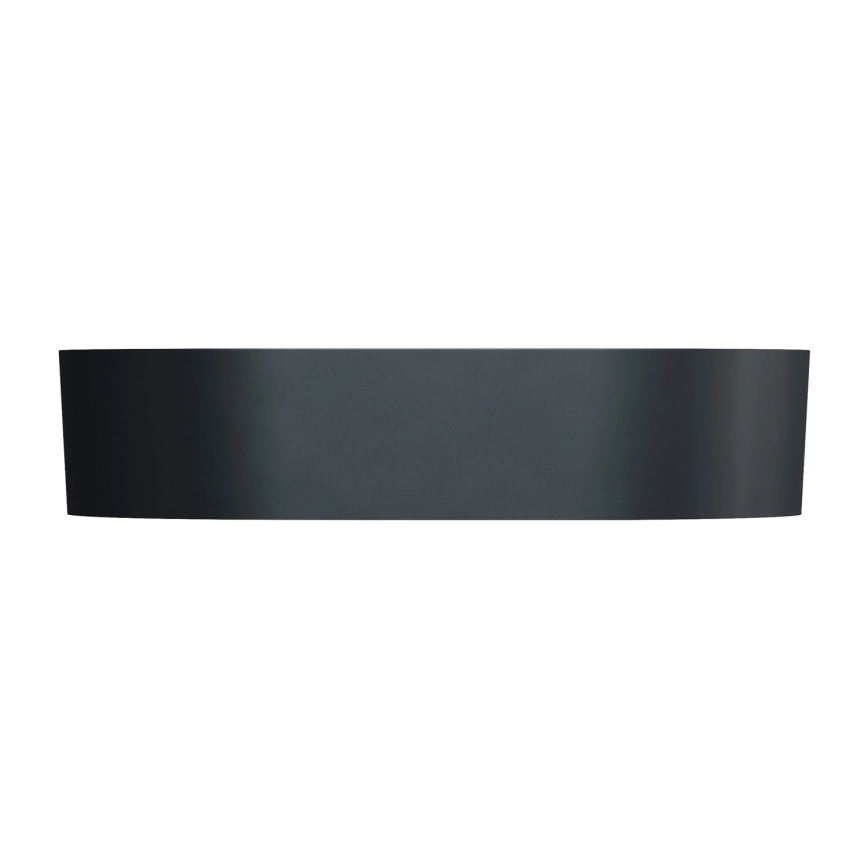 OMNIRES OVOUNBLV - Nadgradni lavabo OVO 55x36 cm dolomit/matirana crno lava
