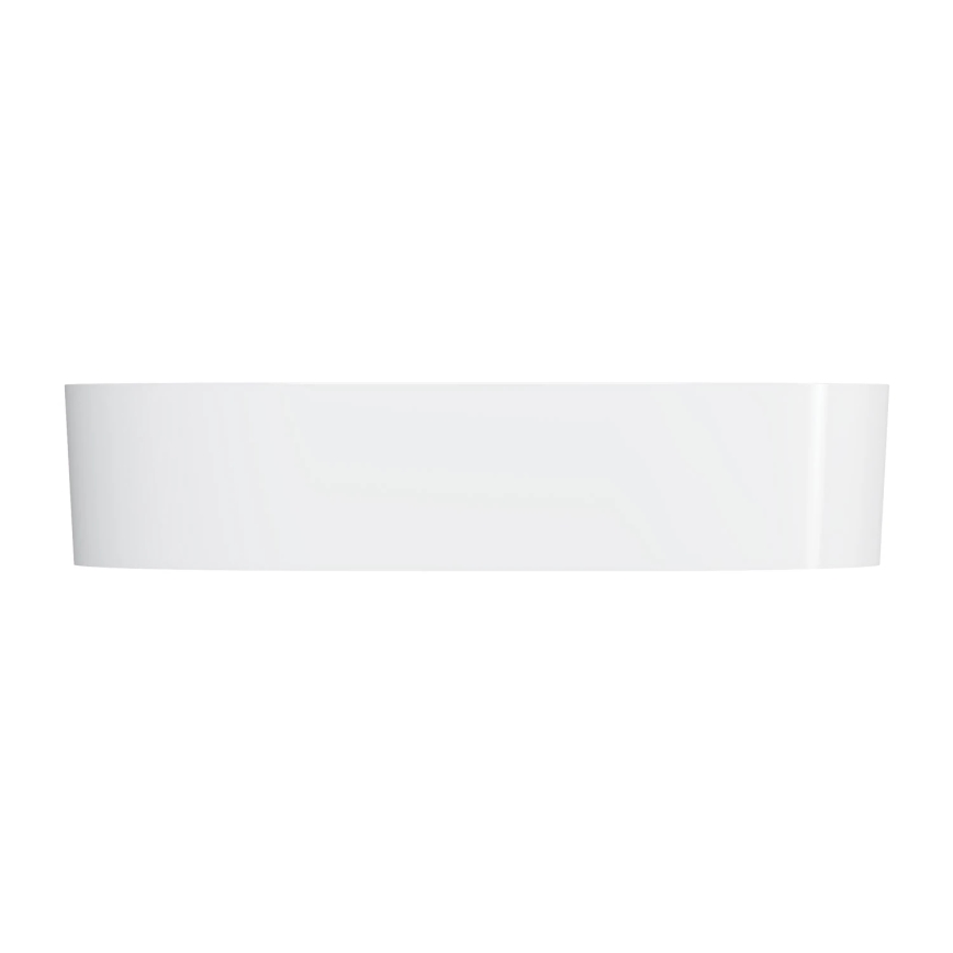 OMNIRES OVOUNBP - Nadgradni lavabo OVO 55x36 cm dolomit/sjajna bela