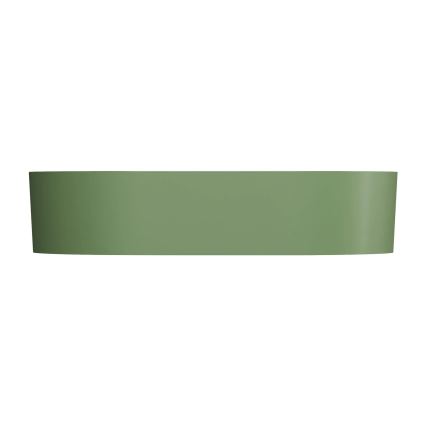 OMNIRES OVOUNOL - Nadgradni lavabo OVO 55x36 cm dolomit/matirana maslinasta