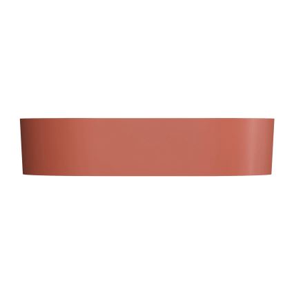 OMNIRES OVOUNTE - Nadgradni lavabo OVO 55x36 cm dolomit/matirana terakota
