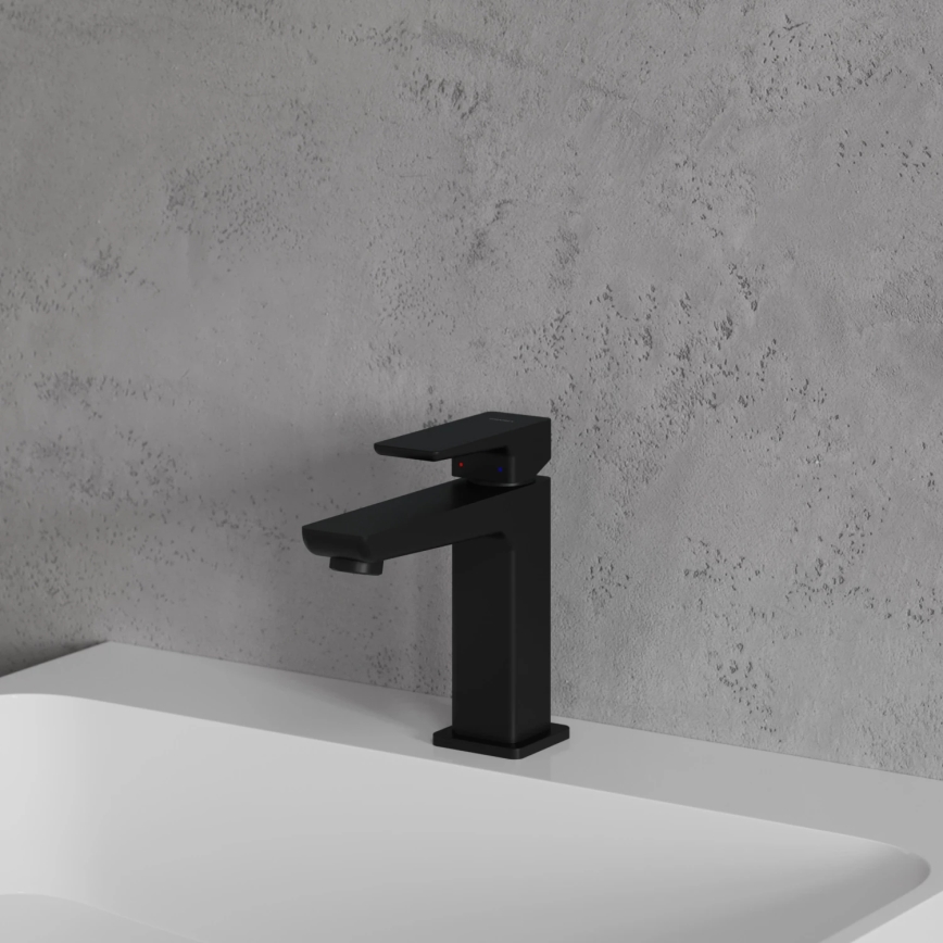OMNIRES PM7410BL - Slavina za lavabo PARMA 15 cm matirana crno