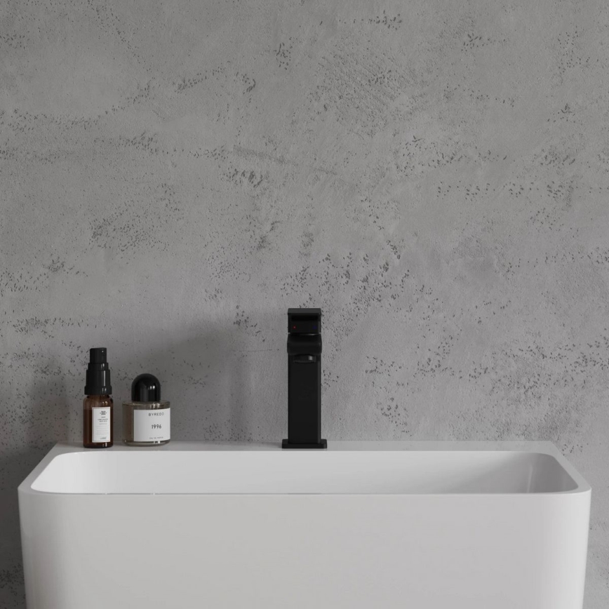 OMNIRES PM7410BL - Slavina za lavabo PARMA 15 cm matirana crno