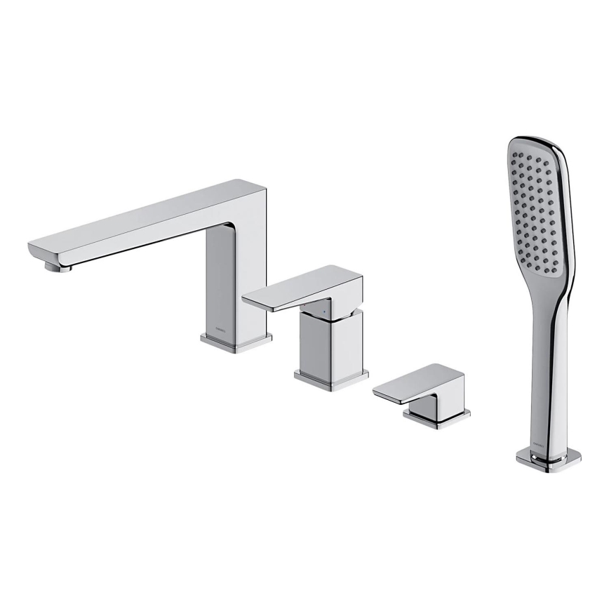 OMNIRES PM7432CR - Mešalica za kadu 4 rupe PARMA sjajni krom