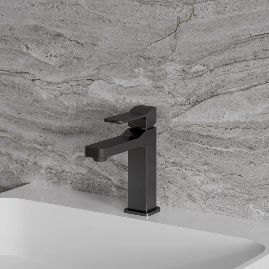 OMNIRES SL7710GR - Slavina za lavabo SLIDE 17 cm brušeno grafitno