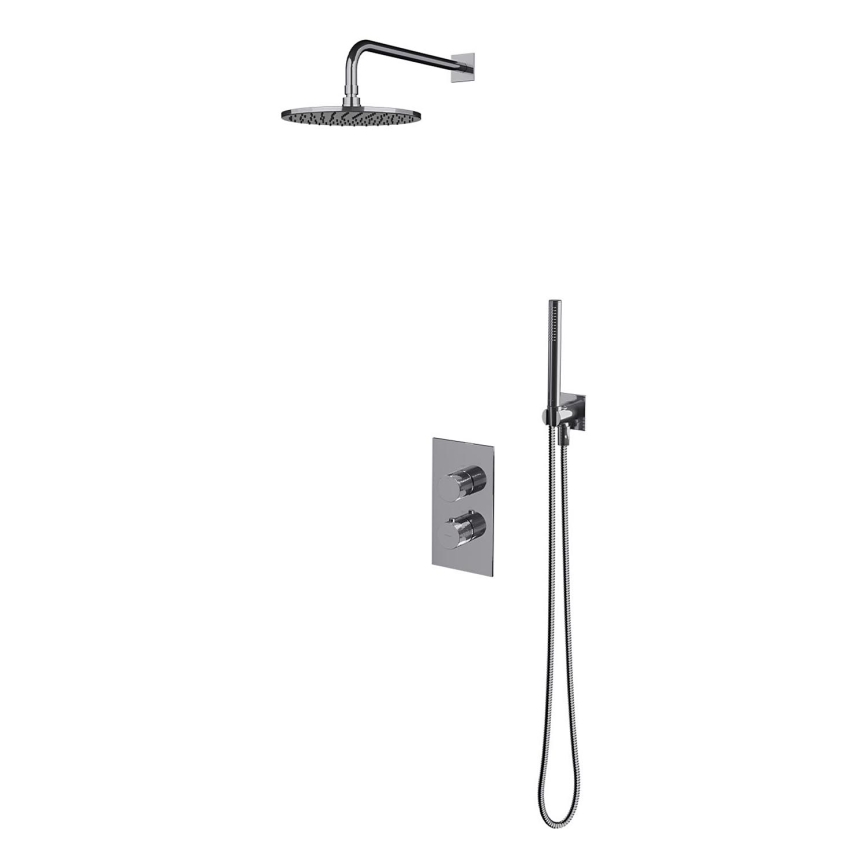 OMNIRES SYSCT11CR - Set za tuširanje sa termostatskom mešalicom za malter CONTOUR sjajni krom