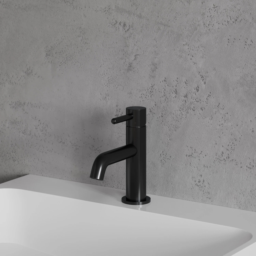 OMNIRES Y1210NBL - Slavina za lavabo Y 16,2 cm polu-matirana crno