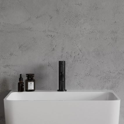 OMNIRES Y1210NBL - Slavina za lavabo Y 16,2 cm polu-matirana crno