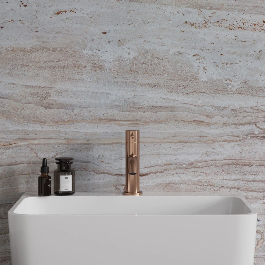 OMNIRES Y1210NCPB - Slavina za lavabo Y 16,2 cm brušeno bakreno