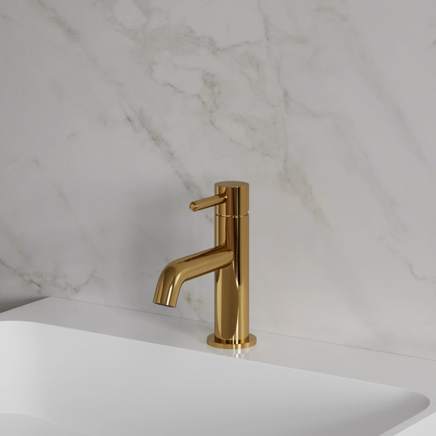 OMNIRES Y1210NGL - Slavina za lavabo Y 16,2 cm sjajna zlatna