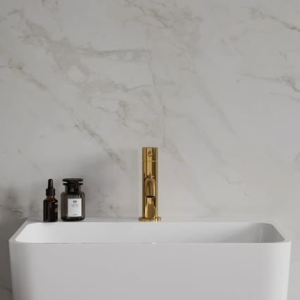OMNIRES Y1210NGL - Slavina za lavabo Y 16,2 cm sjajna zlatna