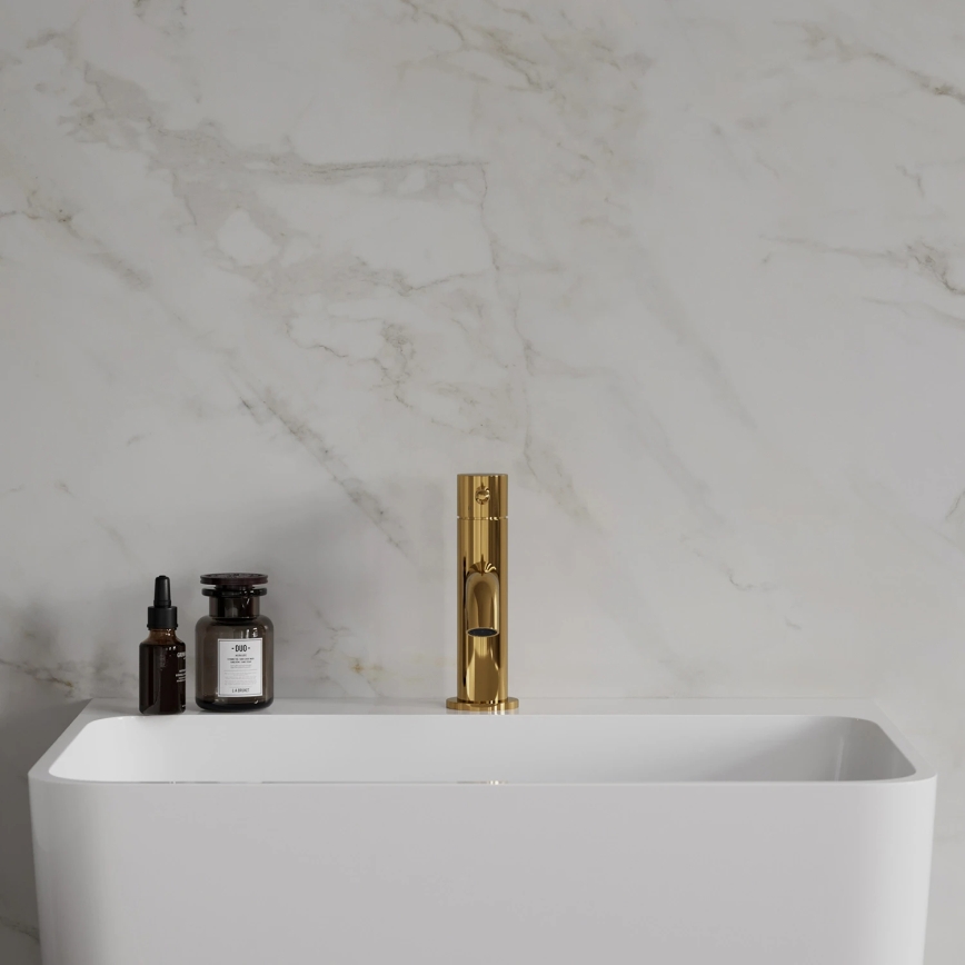 OMNIRES Y1210NGL - Slavina za lavabo Y 16,2 cm sjajna zlatna