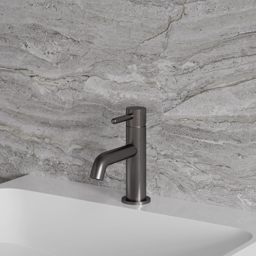 OMNIRES Y1210NGR - Slavina za lavabo Y 16,2 cm brušeno grafitno