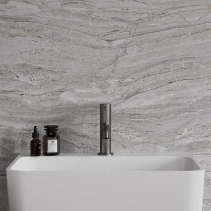 OMNIRES Y1210NGR - Slavina za lavabo Y 16,2 cm brušeno grafitno