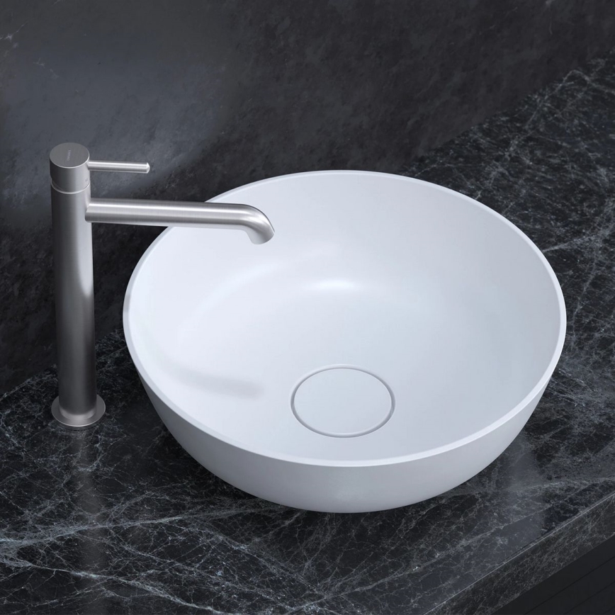 OMNIRES Y1212NI - Slavina za lavabo Y 30,8 cm brušeno nikl
