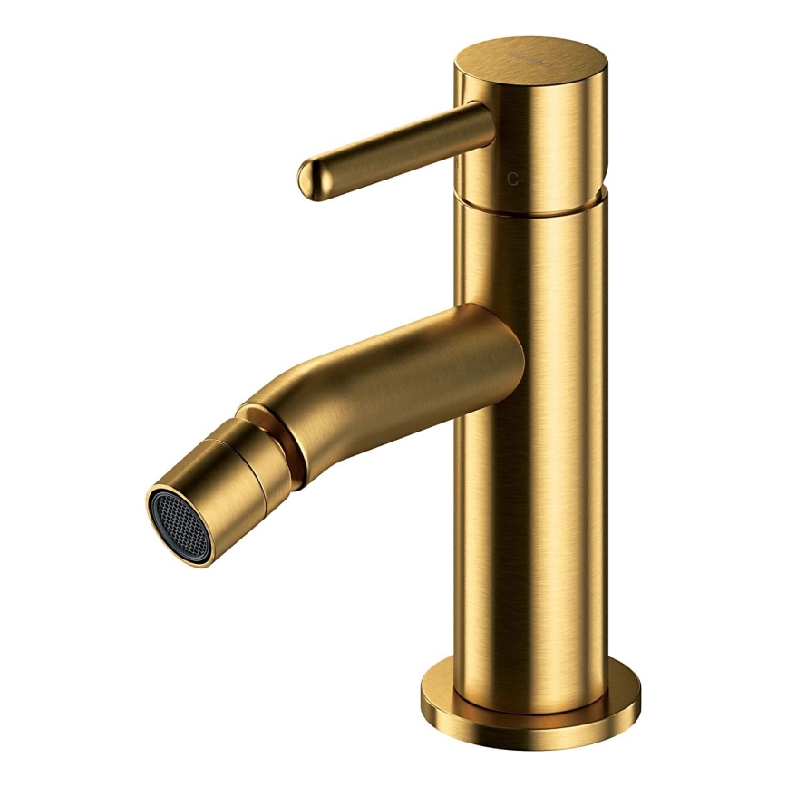 OMNIRES Y1220GLB - Mešalica za bide Y 14,5 cm brušena zlatna