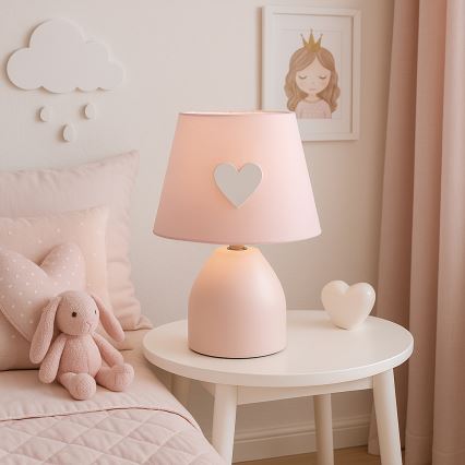 ONLI - Dečija lampica TITTA 1xE14/6W/230V 20 cm roze