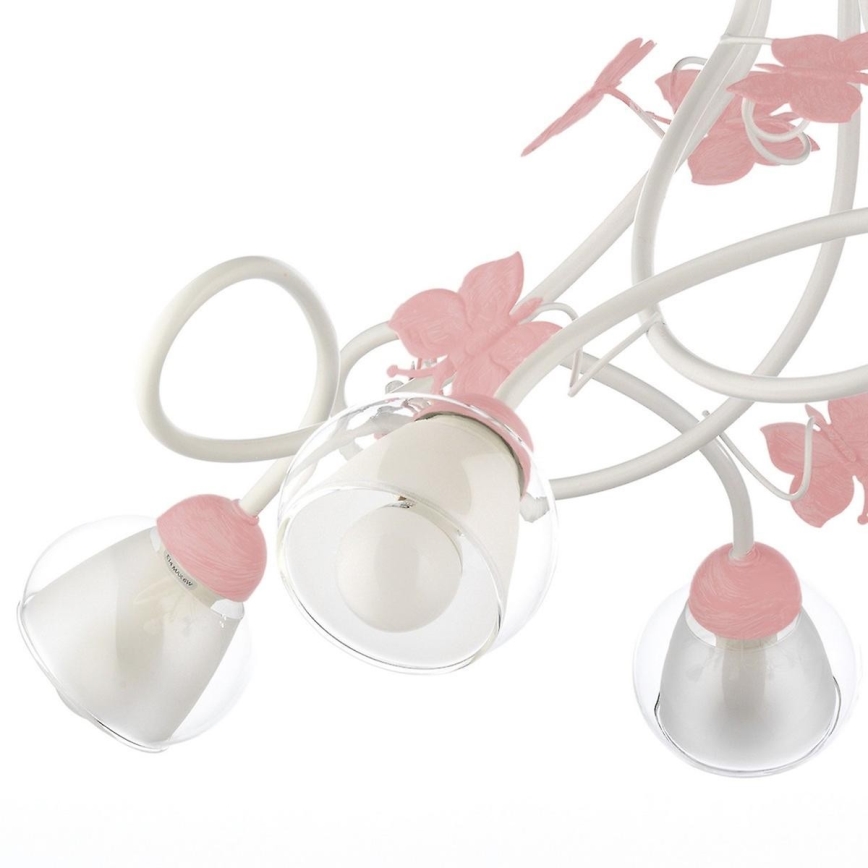 ONLI - Dečiji luster BUTTERFLY 5xE14/6W/230V