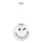 ONLI - Dečiji luster na kablu SMILEY 1xE27/15W/230V bela