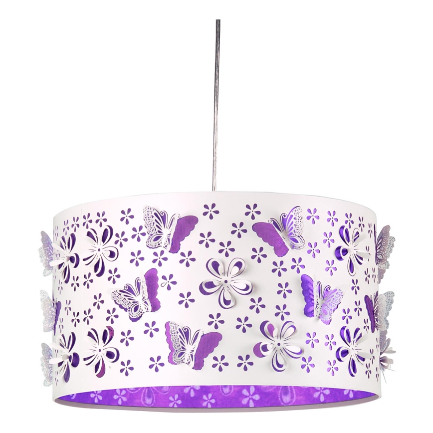 ONLI - Dečiji luster TITILLA 1xE27/22W/230V ljubičasta/bela