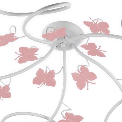 ONLI - Dečiji nadgradni luster BUTTERFLY 5xE14/6W/230V