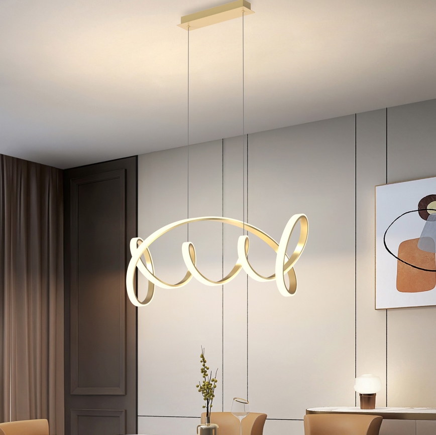 ONLI - LED luster na sajli KIRA LED/60W/230V 4000K zlatna