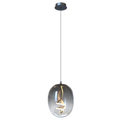 ONLI - LED luster na sajli LILLY LED/12W/230V 4000K crno