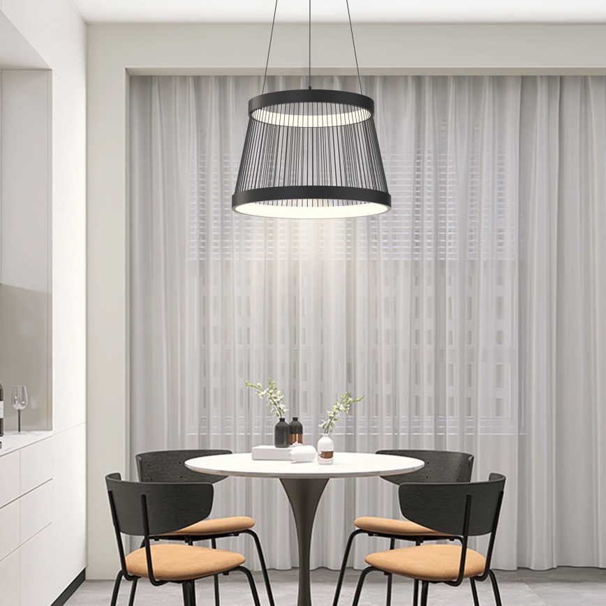 ONLI - LED luster na sajli MATE LED/40W/230V 4000K crno
