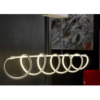 ONLI - LED luster na sajli SPIRALE LED/72W/230V 3000K bela