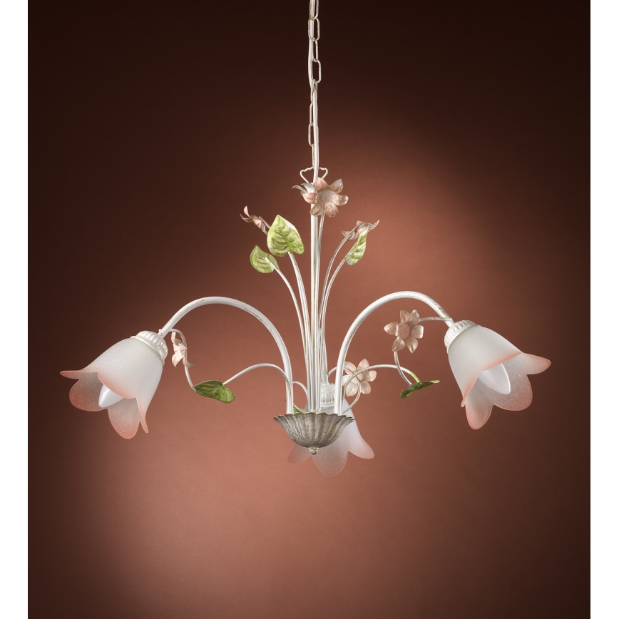 ONLI - Luster na lancu BOTTON DORO 3xE14/6W/230V