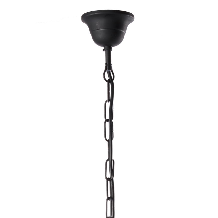 ONLI - Luster na lancu CANDELA 5xE14/6W/230V crno