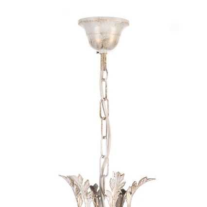 ONLI - Luster na lancu CONTESSA 1xE27/22W/230V srebrno
