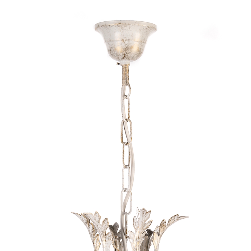 ONLI - Luster na lancu CONTESSA 1xE27/22W/230V srebrno