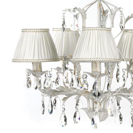 ONLI - Luster na lancu KAREN 5xE14/6W/230V bela