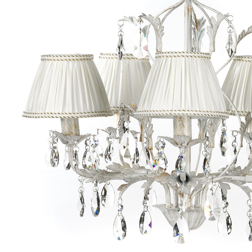 ONLI - Luster na lancu KAREN 5xE14/6W/230V bela