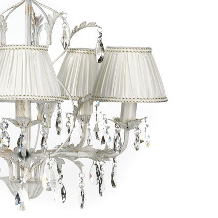 ONLI - Luster na lancu KAREN 5xE14/6W/230V bela
