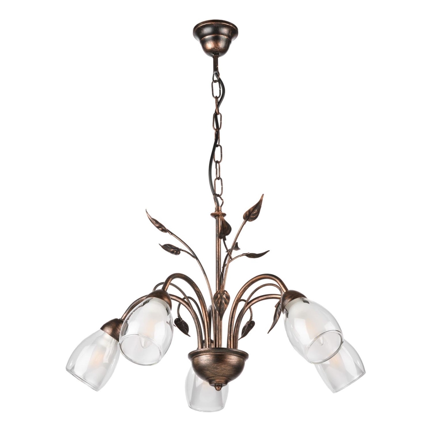 ONLI - Luster na lancu LILIANA 5xE14/6W/230V