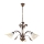 ONLI - Luster na lancu LUCREZIA 3xE14/6W/230V bronzana