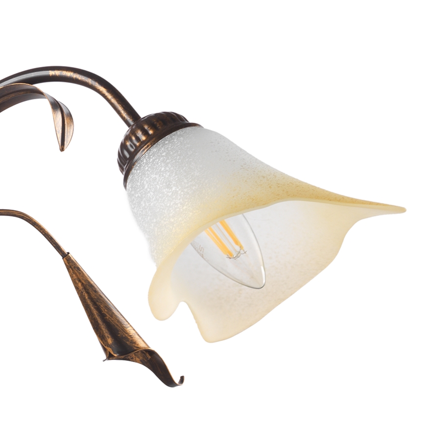 ONLI - Luster na lancu LUCREZIA 3xE14/6W/230V bronzana
