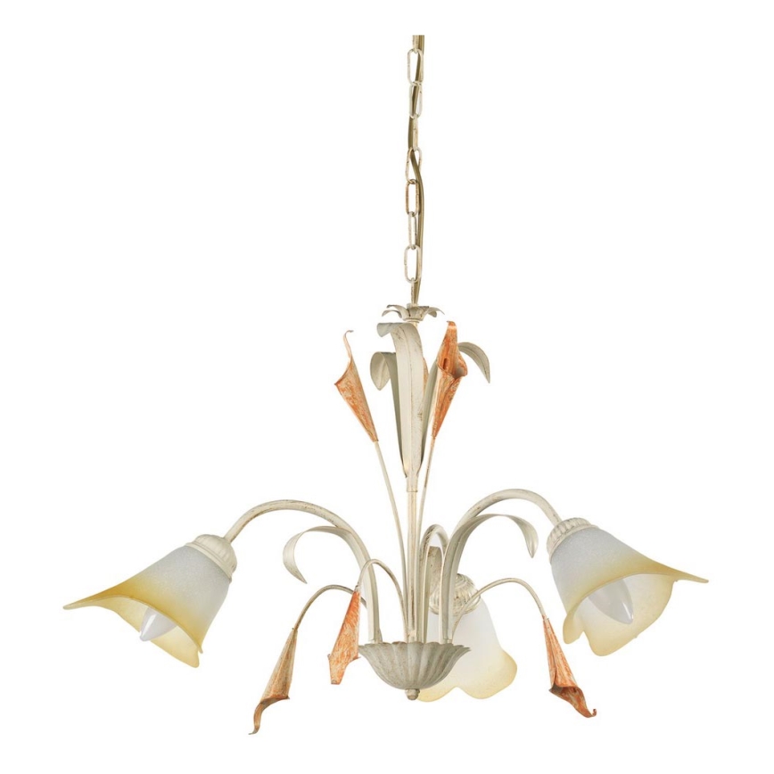 ONLI - Luster na lancu LUCREZIA 3xE14/6W/230V kremasta